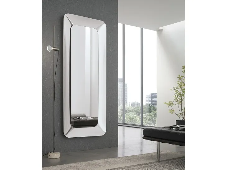 Specchiera con cornice in vetro curvato Anubi di Target Point