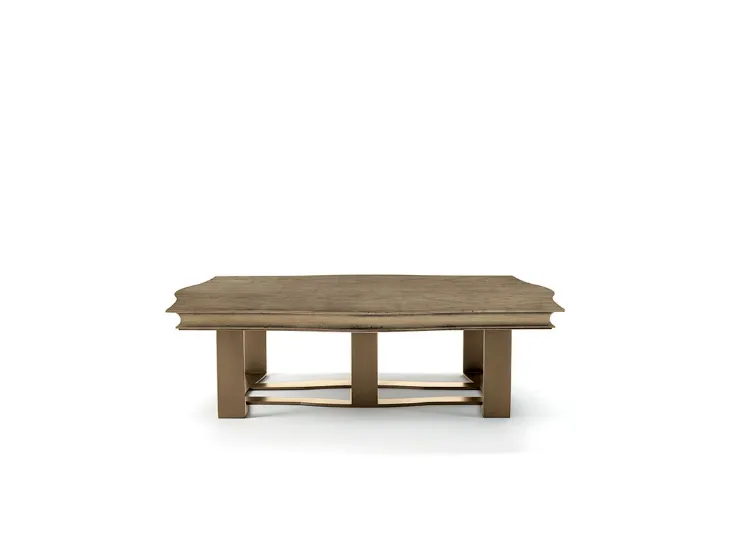 Tavolino in legno massello di acero e gambe in bronzo Art C026 di Vittorio Grifoni