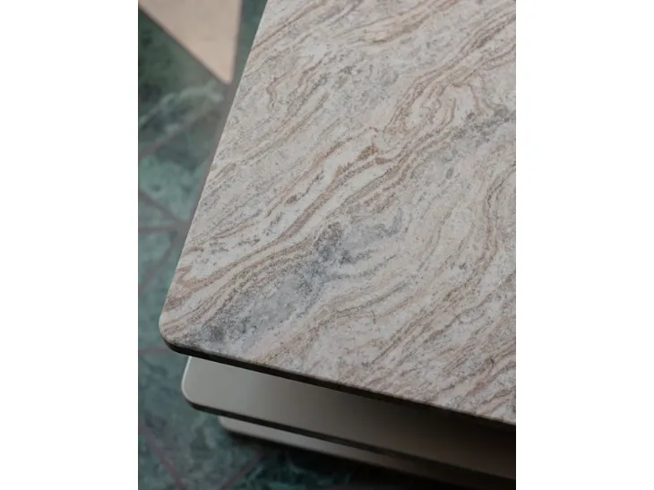 Tavolino Dominic Marble di Bolzan Letti