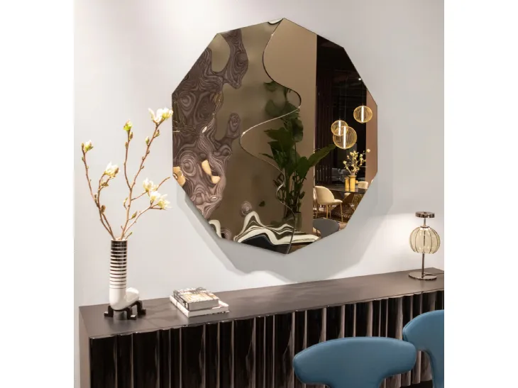 Specchio scultoreo Decameron di Tonin Casa