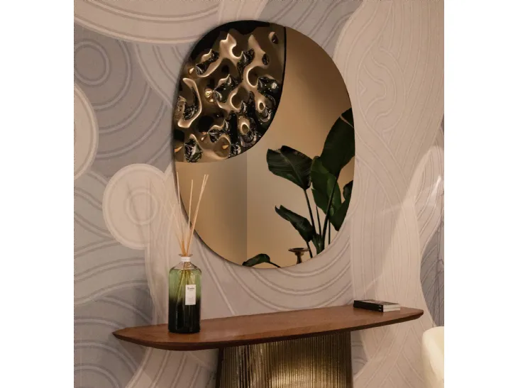 Specchio scultoreo Diamante di Tonin Casa