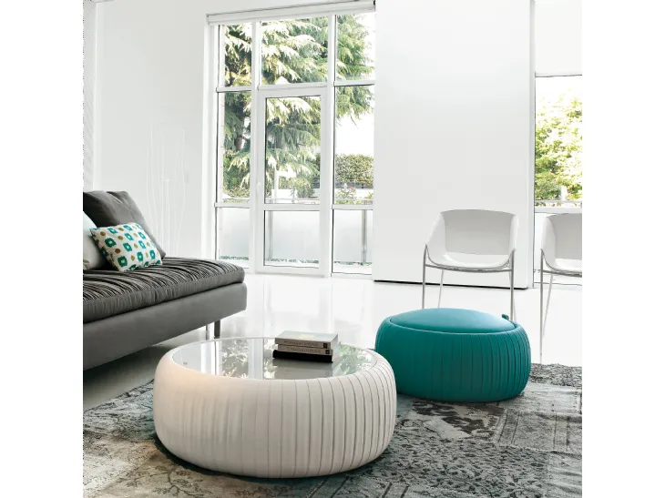 Tavolino rotondo Plissé di Tonin Casa