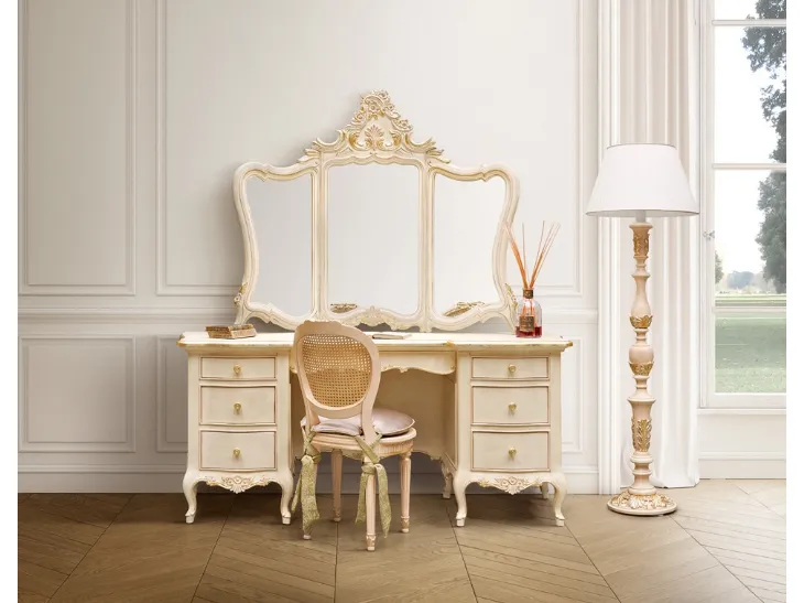 Lampada da terra in legno intagliato Art 0119 di Vittorio Grifoni