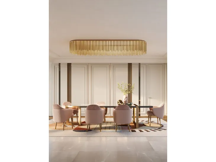 Lampada a soffitto Lustralis di  Masiero