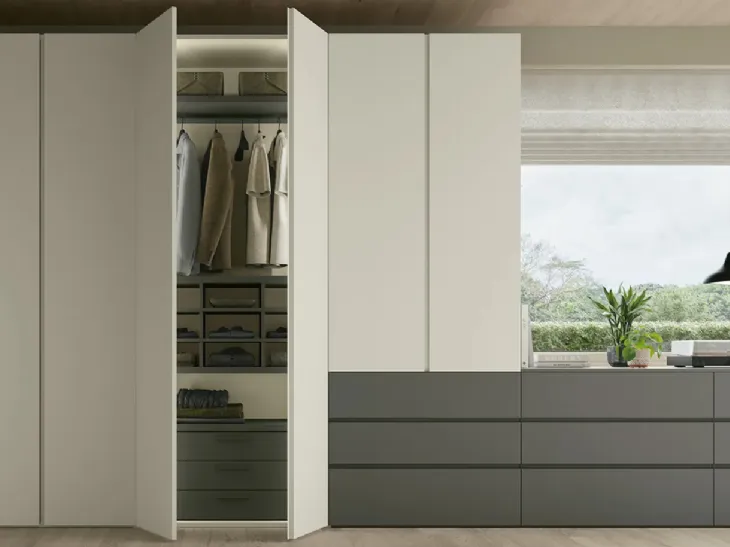 Armadio con ante battenti Gola di Dielle Modus