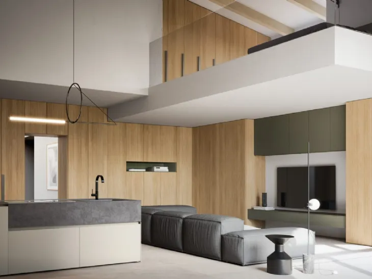 Armadio angolare Liscia Battente 05 di SantaLucia