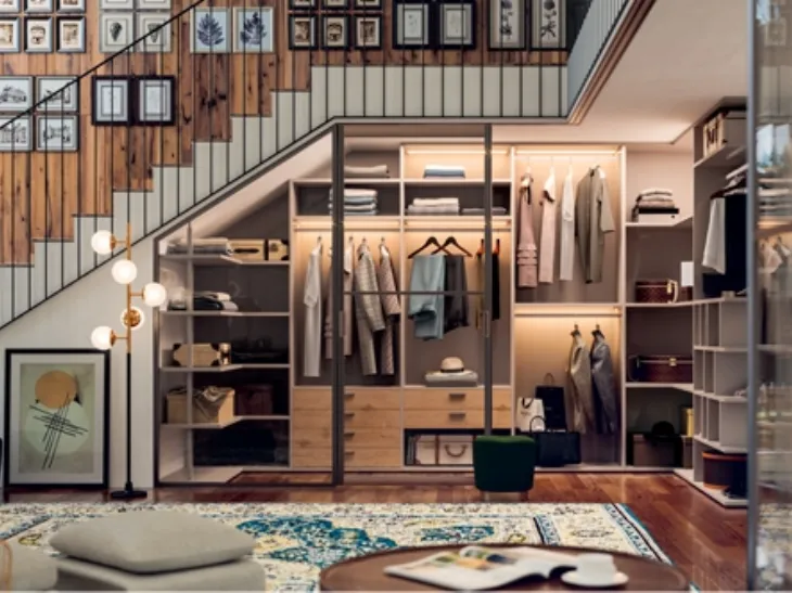 Cabina Armadio Melograno 02 di Le Fablier