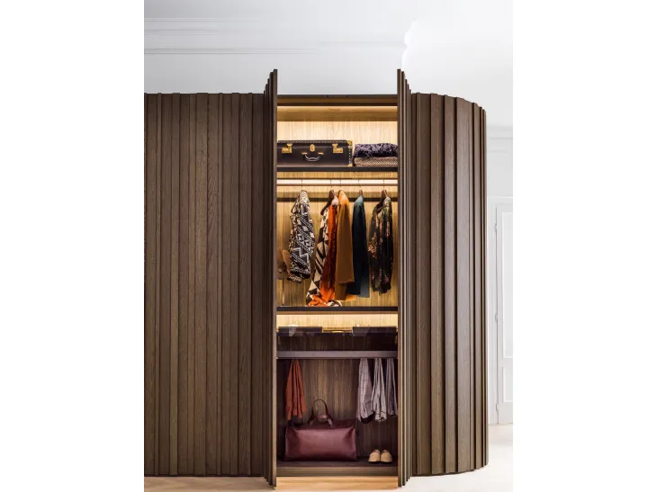 Armadio con ante battenti Stave in Rovere di Novamobili