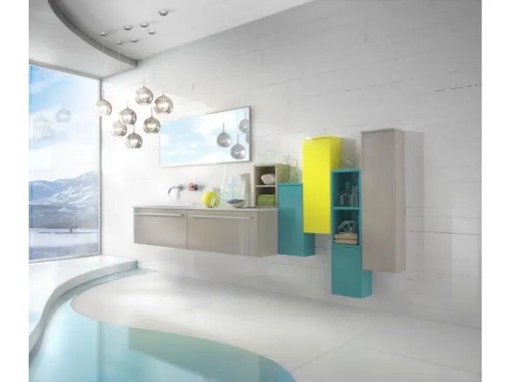Mobile da Bagno sospeso Forme 06 di Synergie