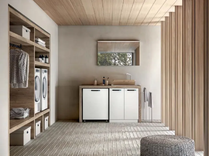 Mobile bagno per lavanderia Multipratici 04 di Synergie