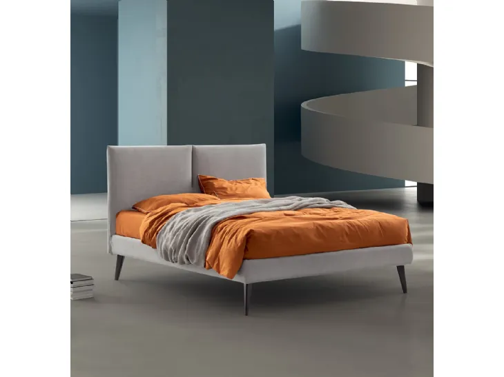 Letto in tessuto imbottito Alessia di Stilfar Italia