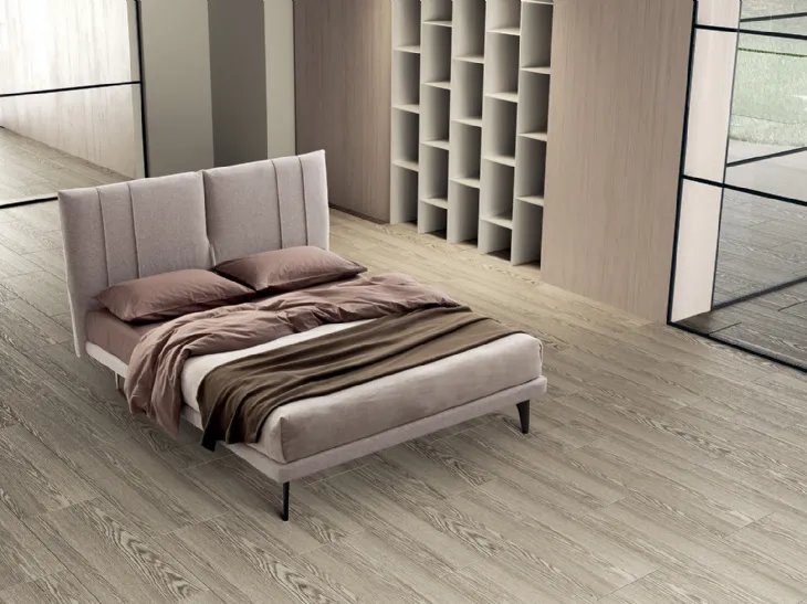 Letto imbottito Angela di Stilfar Italia