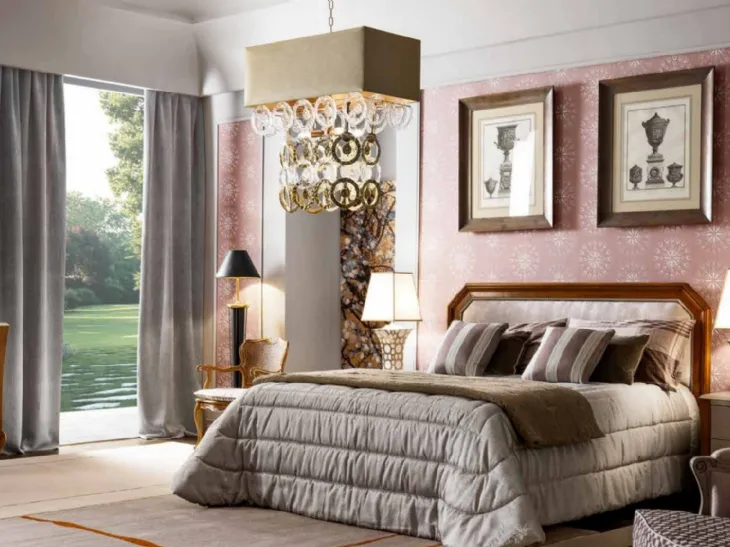 Letto con testiera Art 2586 di Vittorio Grifoni