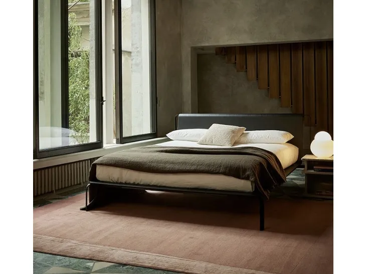 Letto matrimoniale Bend-e Wood di Bolzan Letti