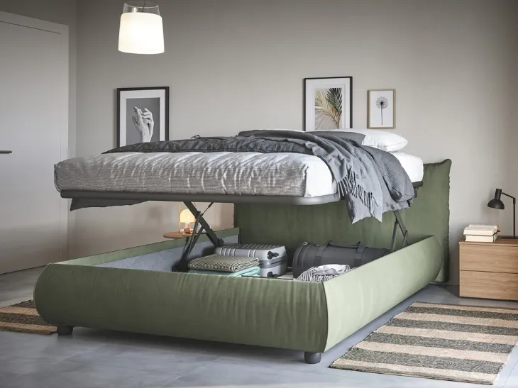 Letto con box contenitore Thika di Cinquanta3
