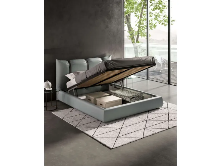 Letto con box contenitore Confit di Ozzio