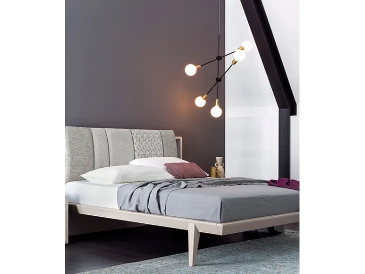 Letto con testiera Aurea di Fasolin