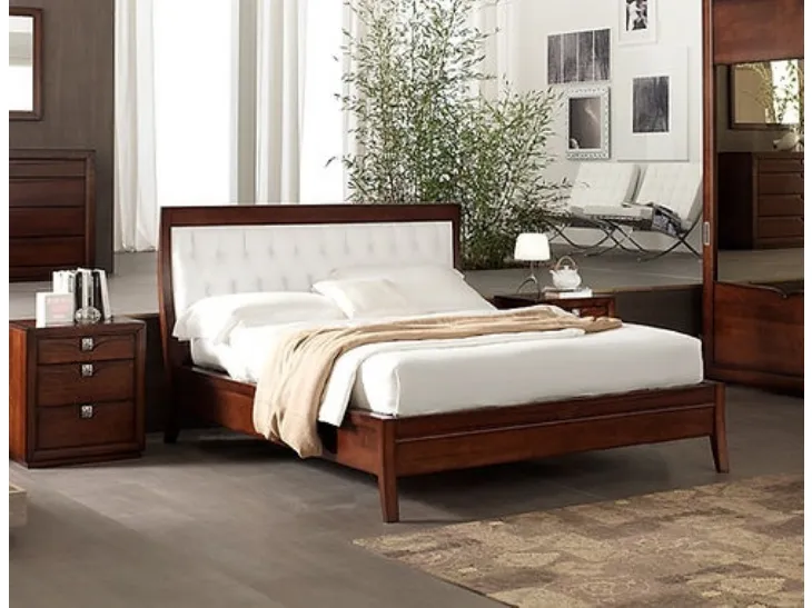 Letto con testiera Diamond di Fasolin