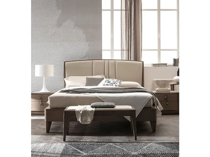 Letto con testiera Flor di Fasolin