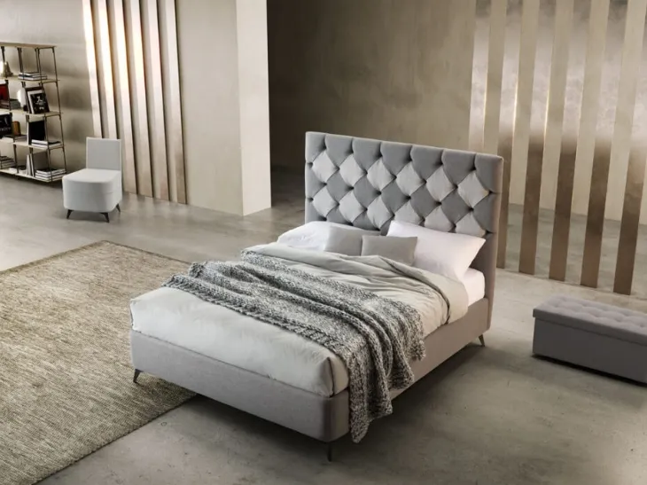 Letto con testiera Mosaico di Stilfar Italia