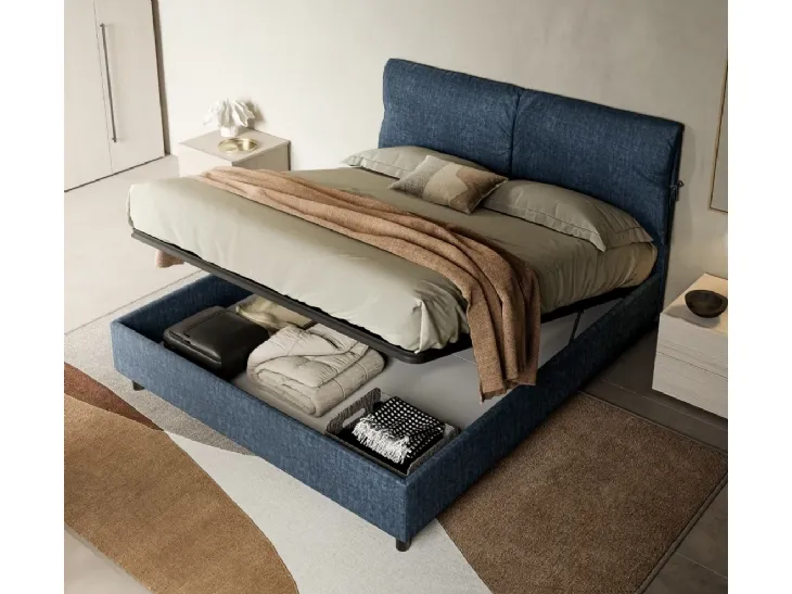Letto con contenitore Taku di SantaLucia