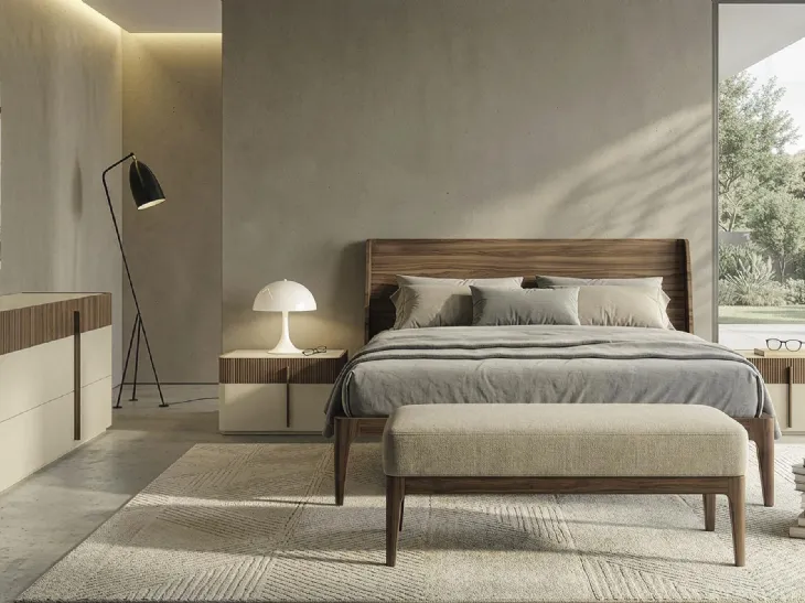 Letto con testiera Talitha di Fasolin