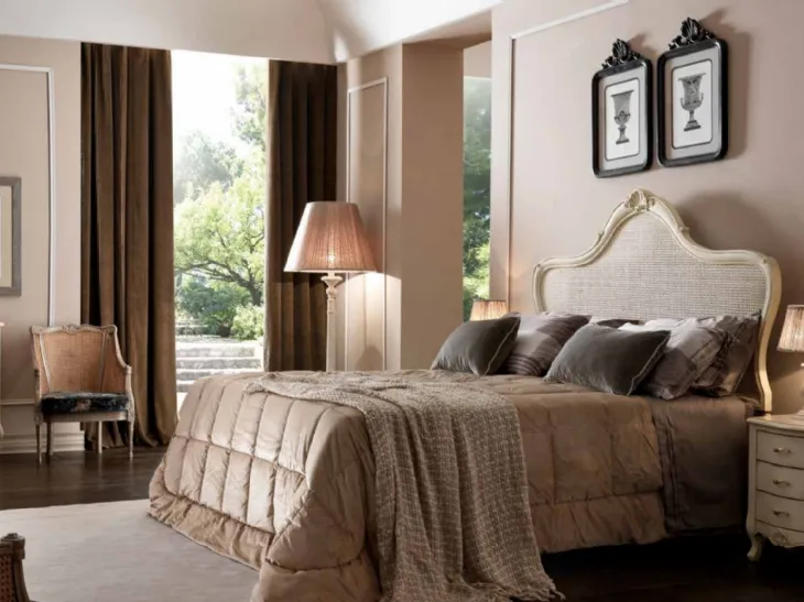 Letto in tessuto Art 2504 di Vittorio Grifoni