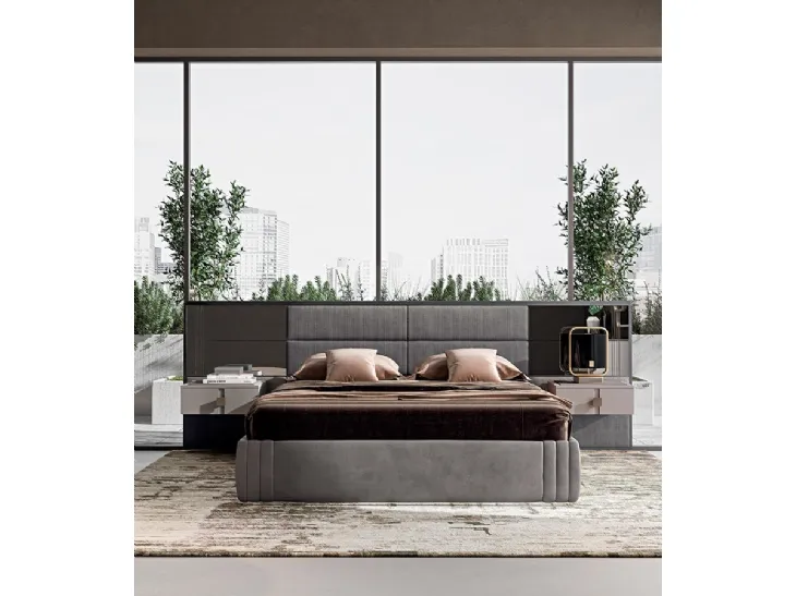 Letto con testiera For You YLT031 di Ferretti e Ferretti