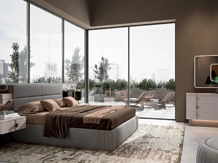 Letto con testiera For You YLT031 di Ferretti e Ferretti