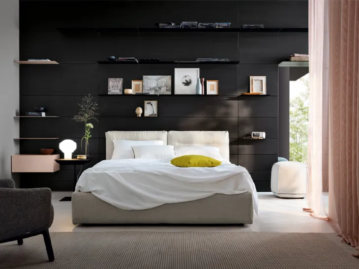 Libreria Avenue Boiserie 02 con mensole in metallo di Md House