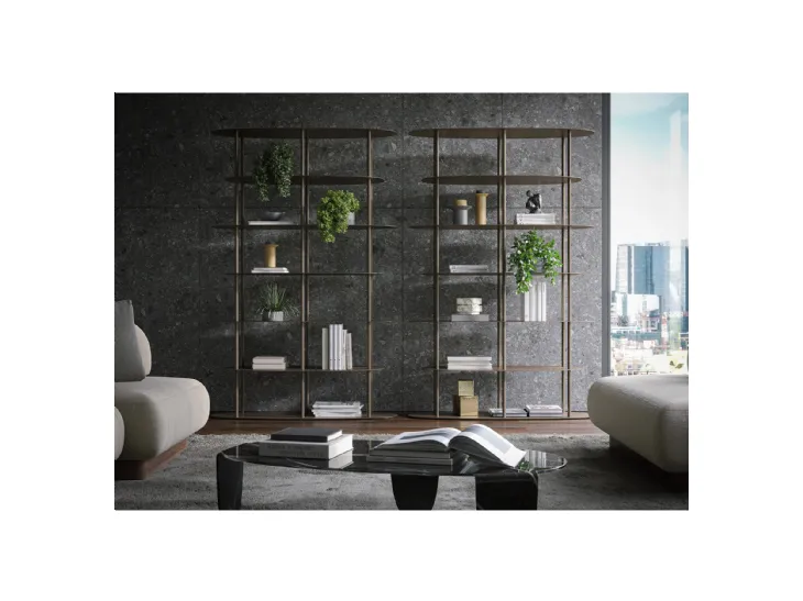 Libreria in lamiera di metallo Oasi XL Tonin Casa