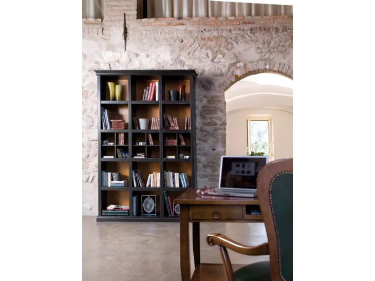 Libreria classica Renata in legno laccato di Tonin Casa