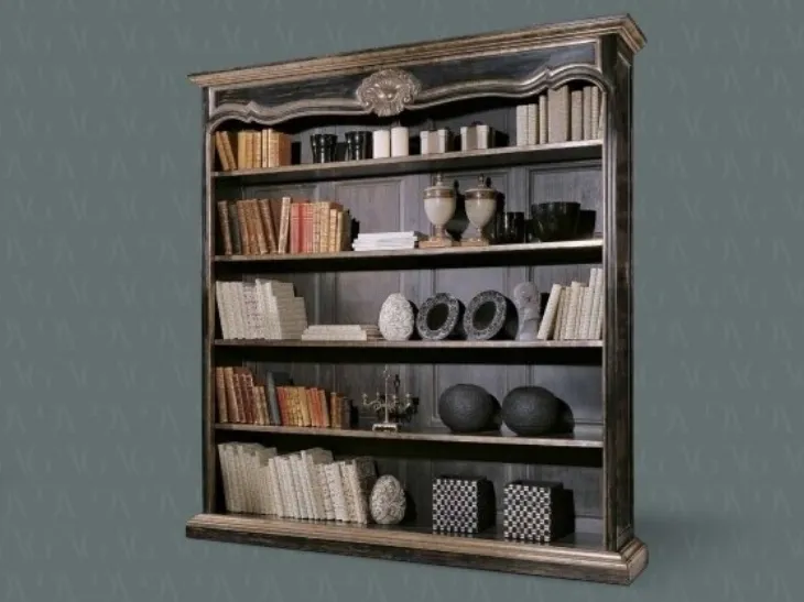 Libreria classica in legno laccato Art 2147 di Vittorio Grifoni