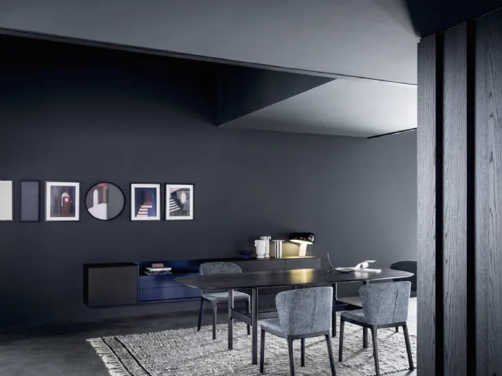 Mobile sospeso Box 18 in legno di Novamobili