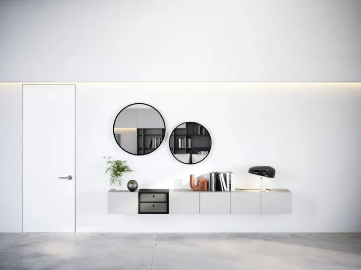 Mobile sospeso Box 12 Bianco di Novamobili