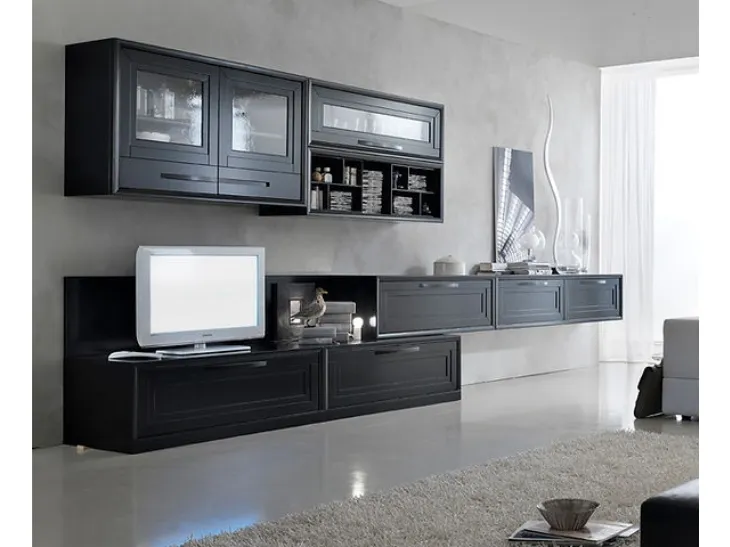 Parete Attrezzata sospesa Cristina di Fasolin