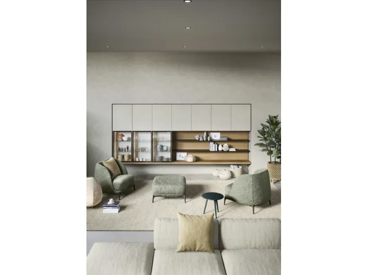 Parete Attrezzata Mensole e piani a muro di Novamobili