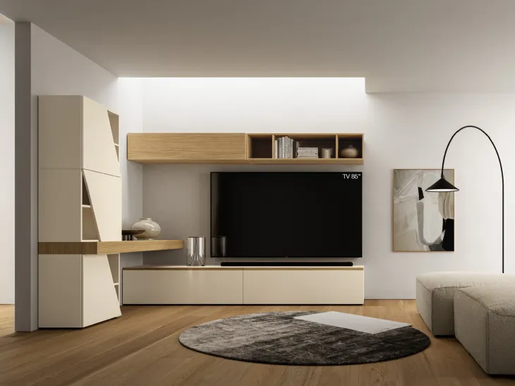 Parete Attrezzata Pratico PTG419 di SantaLucia