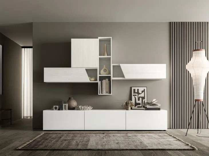 Parete Attrezzata Pratico PTG425 di SantaLucia