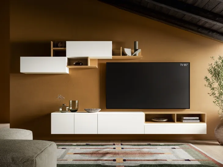 Parete Attrezzata Pratico PTG436 di SantaLucia