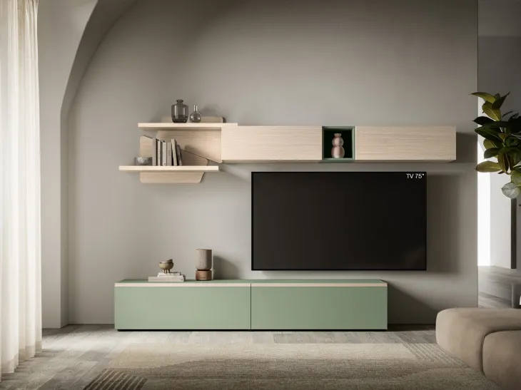 Parete Attrezzata Pratico PTG440 di SantaLucia