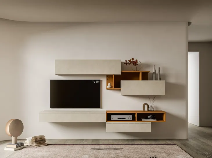 Parete Attrezzata Pratico PTG447 di SantaLucia