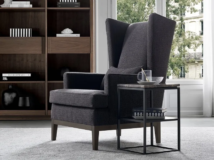 Poltrona Maison in tessuto imbottito di Tosconova