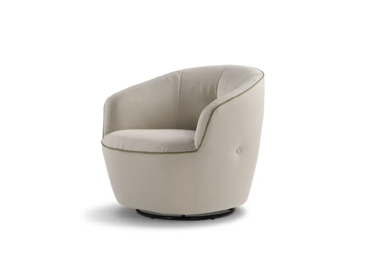 Poltroncina in tessuto Marlene di Nicoletti Home