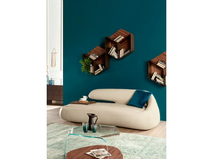 Divano lineare di design Duny di Tonin Casa