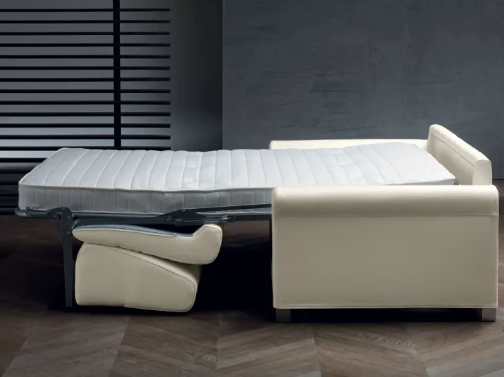 Poltrona letto moderna in pelle Lounge di Gurian