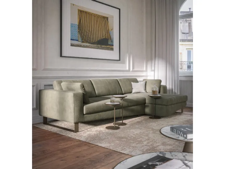 Divano  con penisola Montecarlo di Tonin Casa