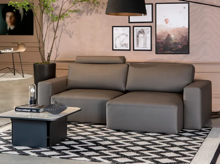 Divano lineare con sedute estraibili Moove di Tonin Casa