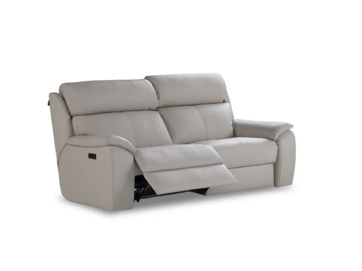 Divano relax in pelle Tulsa di Nicoletti Home