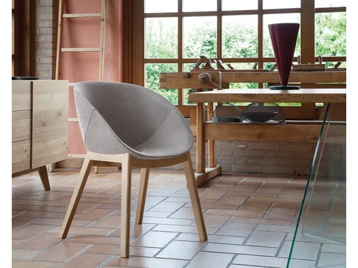 Sedia Coquille di Domitalia